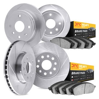 DFC® - Slotted Front and Rear Brake Kit with Heavy Duty Brake Pads