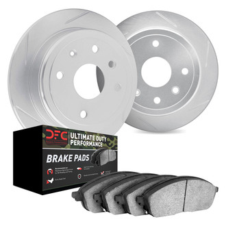 DFC® - Slotted Rear Brake Kit with Ultimate Duty Performance Brake Pads