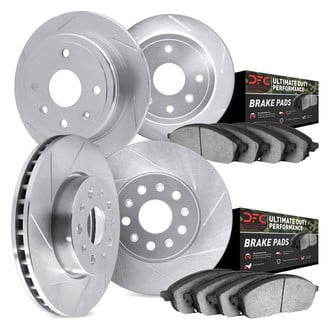 DFC® - Slotted Front and Rear Brake Kit with Ultimate Duty Performance Brake Pads