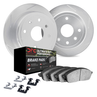 DFC® - Slotted Rear Brake Kit with Ultimate Duty Performance Brake Pads