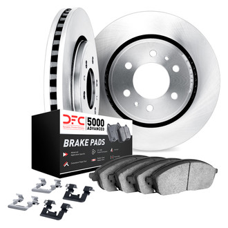 DFC® - Slotted Front Brake Kit with 5000 Advanced Brake Pads