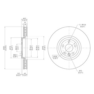 DFC® - GeoSpec® Front Brake Rotor