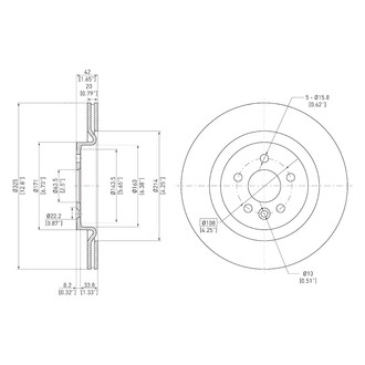 DFC® - GeoSpec® Rear Brake Rotor