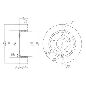 DFC® - GeoSpec® Solid Rear Brake Rotor