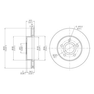 DFC® - GeoSpec® Vented Front Brake Rotor