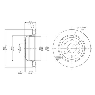 DFC® - GeoSpec® Vented Rear Brake Rotor