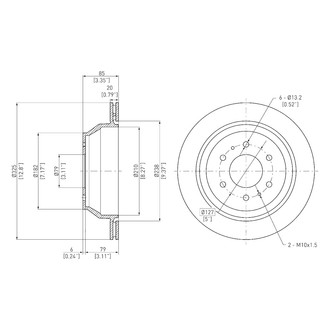 DFC® - GeoSpec® Plain Disc Brake Rotor