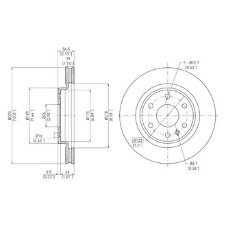 DFC® - GeoSpec® Plain Disc Brake Rotor