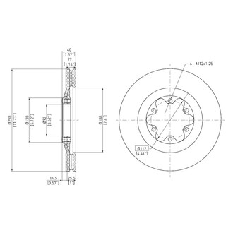 DFC® - GeoSpec® Vented Front Brake Rotor