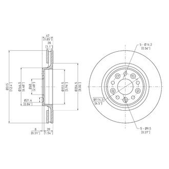 DFC® - GeoSpec® Plain Disc Brake Rotor