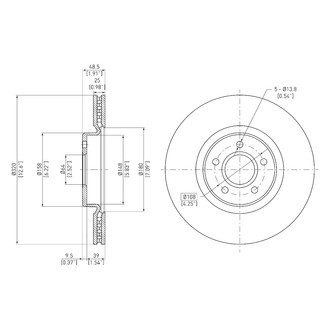 DFC® - GeoSpec® Plain Disc Brake Rotor