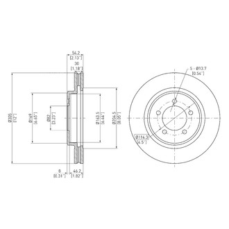 DFC® - GeoSpec® Plain Disc Brake Rotor