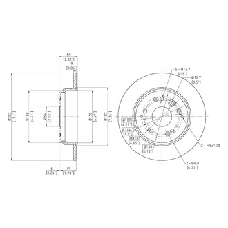 DFC® - GeoSpec® Solid Rear Brake Rotor