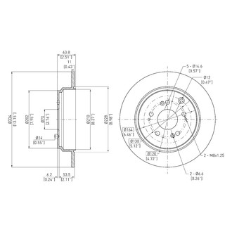 DFC® - GeoSpec® Solid Rear Brake Rotor