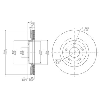 DFC® - GeoSpec® Vented Brake Rotor