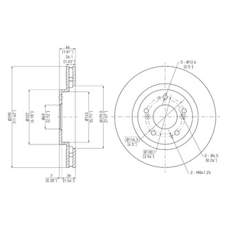 DFC® - GeoSpec® Plain Disc Brake Rotor