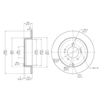 DFC® - GeoSpec® Solid Rear Brake Rotor