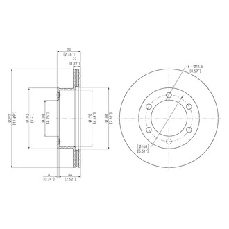 DFC® - GeoSpec® Vented Front Brake Rotor