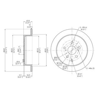DFC® - GeoSpec® Solid Rear Brake Rotor