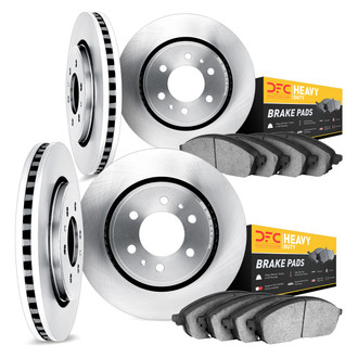 DFC® - Plain Front and Rear Brake Kit with Heavy Duty Brake Pads