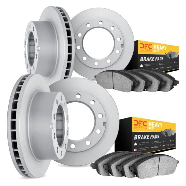 DFC® - Plain Front and Rear Brake Kit with Heavy Duty Brake Pads