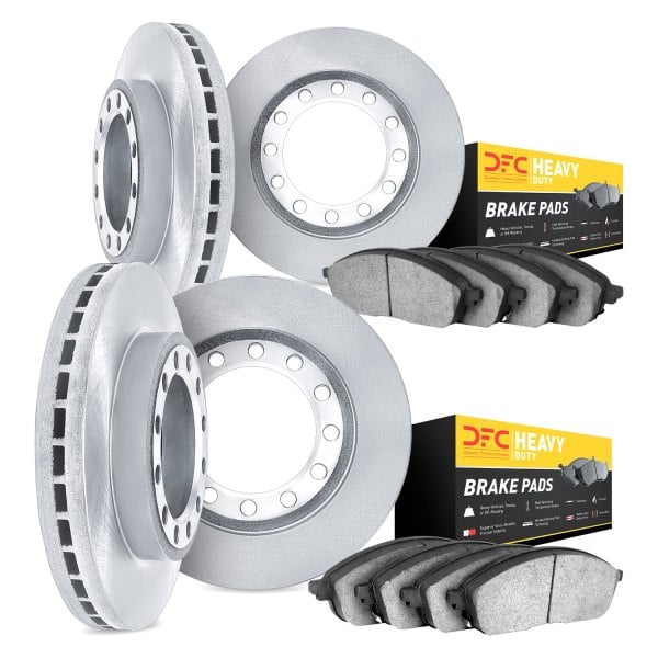 DFC® - Plain Front and Rear Brake Kit with Heavy Duty Brake Pads