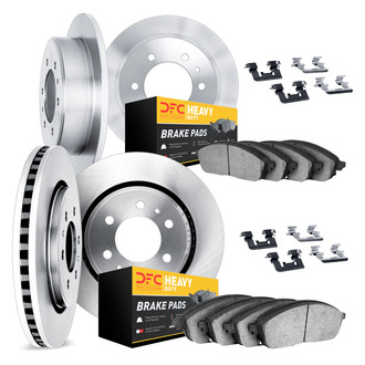 DFC® - Plain Front and Rear Brake Kit with Heavy Duty Brake Pads