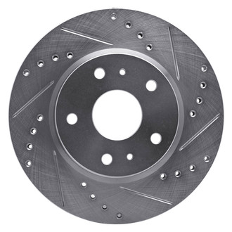 DFC® - Premium Drilled and Slotted Front Passenger Side Brake Rotor