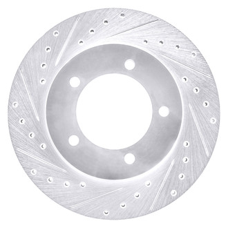 DFC® - Premium Drilled and Slotted Front Driver Side Brake Rotor
