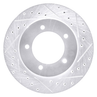 DFC® - Premium Drilled and Slotted Front Passenger Side Brake Rotor