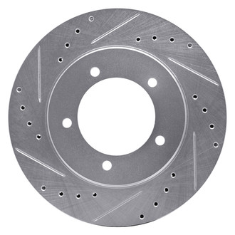 DFC® - Premium Drilled and Slotted Front Driver Side Brake Rotor
