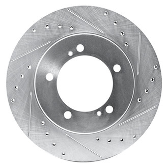 DFC® - Premium Drilled and Slotted Front Passenger Side Brake Rotor