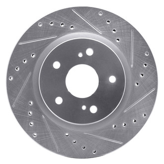 DFC® - Premium Drilled and Slotted Front Passenger Side Brake Rotor