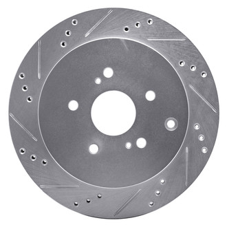 DFC® - Premium Drilled and Slotted Rear Driver Side Brake Rotor