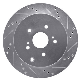DFC® - Premium Drilled and Slotted Rear Passenger Side Brake Rotor