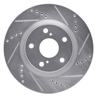 DFC® - Premium Drilled and Slotted Rear Passenger Side Brake Rotor