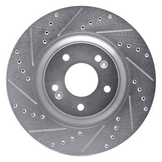 DFC® - Premium Drilled and Slotted Front Driver Side Brake Rotor