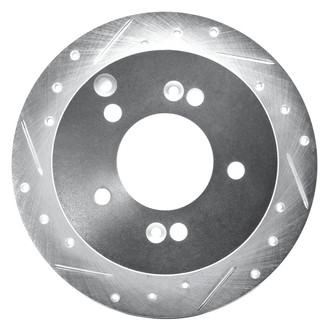 DFC® - Premium Drilled and Slotted Rear Driver Side Brake Rotor