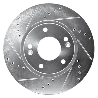 DFC® - Premium Drilled and Slotted Front Driver Side Brake Rotor
