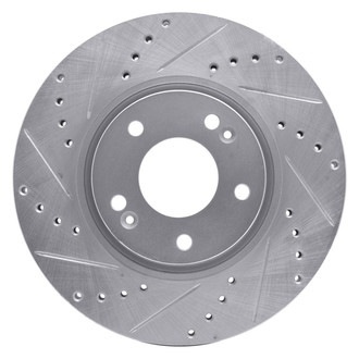 DFC® - Premium Drilled and Slotted Front Driver Side Brake Rotor