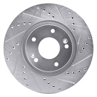 DFC® - Premium Drilled and Slotted Front Passenger Side Brake Rotor