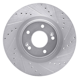 DFC® - Premium Drilled and Slotted Rear Passenger Side Brake Rotor