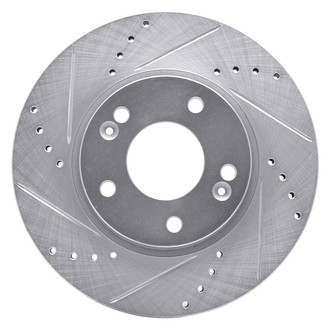 DFC® - Premium Drilled and Slotted Front Driver Side Brake Rotor