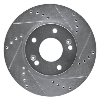 DFC® - Premium Drilled and Slotted Front Passenger Side Brake Rotor