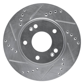 DFC® - Premium Drilled and Slotted Front Driver Side Brake Rotor