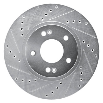 DFC® - Premium Drilled and Slotted Front Driver Side Brake Rotor
