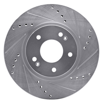 DFC® - Premium Drilled and Slotted Front Passenger Side Brake Rotor