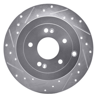 DFC® - Premium Drilled and Slotted Rear Driver Side Brake Rotor
