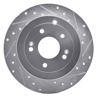 DFC® - Premium Drilled and Slotted Rear Passenger Side Brake Rotor