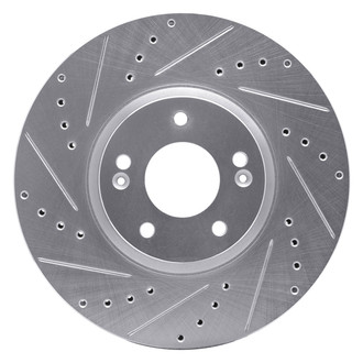DFC® - Premium Drilled and Slotted Front Driver Side Brake Rotor